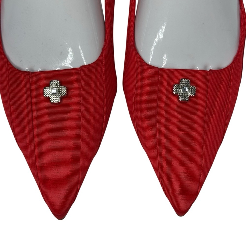 Larroude Maxine Pump In Red   Sz: 7 - Picture 7 of 13